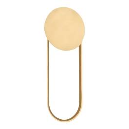 Arandela de Parede LED 3000K 16W Bivolt 46x18x3,7cm Metal e Acrílico Dourado
