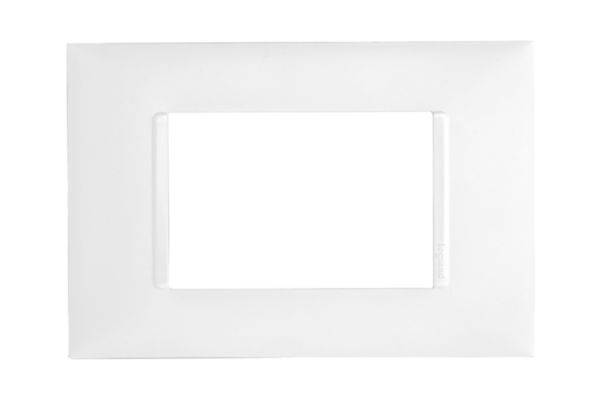 Placa 3 Postos 4X2 Branca - Pial Plus+