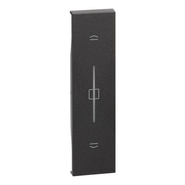 Tampa Comando Cortina Persiana 1M Black - Living Now