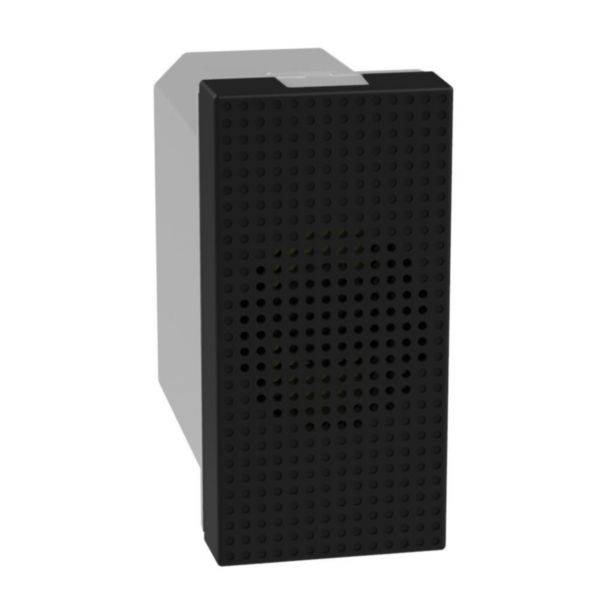 Matixgo - Campainha cigarra 127V 1M preto - Tom contínuo - Volume 80dB - Proteção IP20