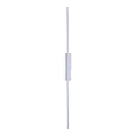 Arandela de Parede LED 3000K 12W Bivolt 80cm Metal e Silicone Branco