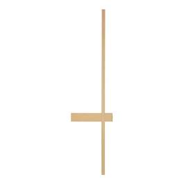 Arandela de Parede LED 3000K 15W Bivolt 80x20x3cm Metal e Silicone Dourado