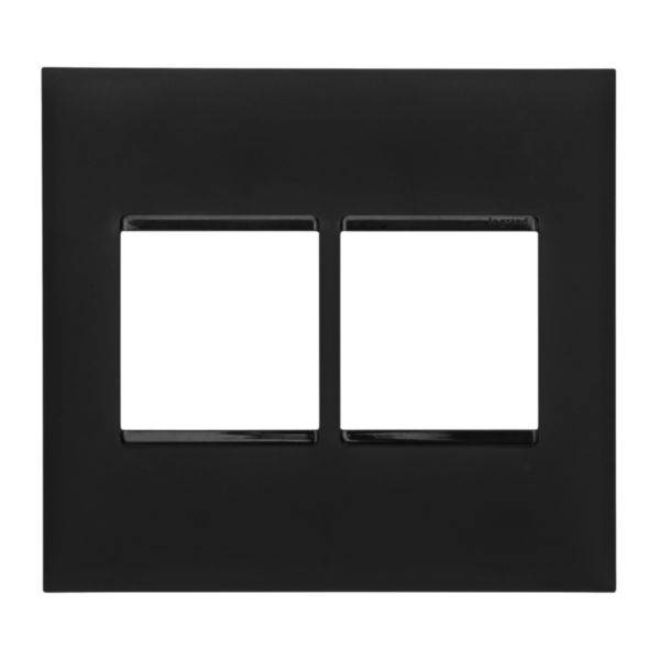 Placa 2+2 Postos 4X4 Preta - Pial Plus+