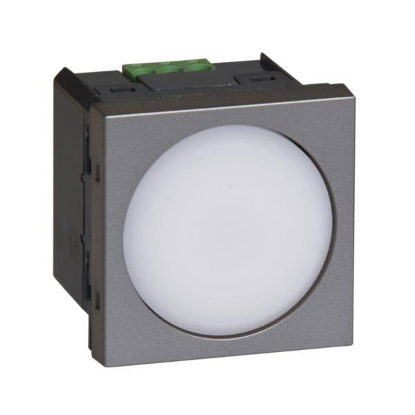 Luz Emergencia Led 2M Quadrado Magnesio Arteor