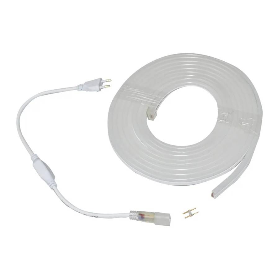 KIT FITA NEON SLIM- 7.5W/M ROLO DE 5 METROS (ACESSÓRIOS INCLUSOS)