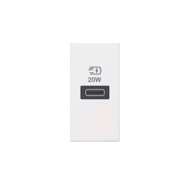 CarregadorUSB X1 C 20W Pd 1M - Arteor Branca