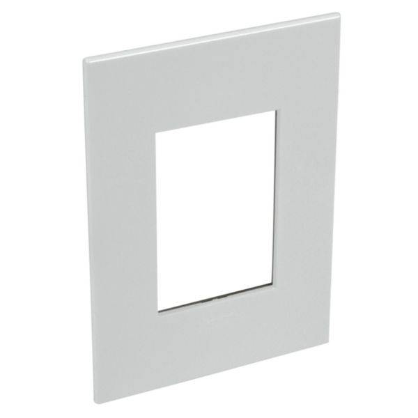 Placa 3 Postos 4X2 Quadrados Soft Alu Arteor
