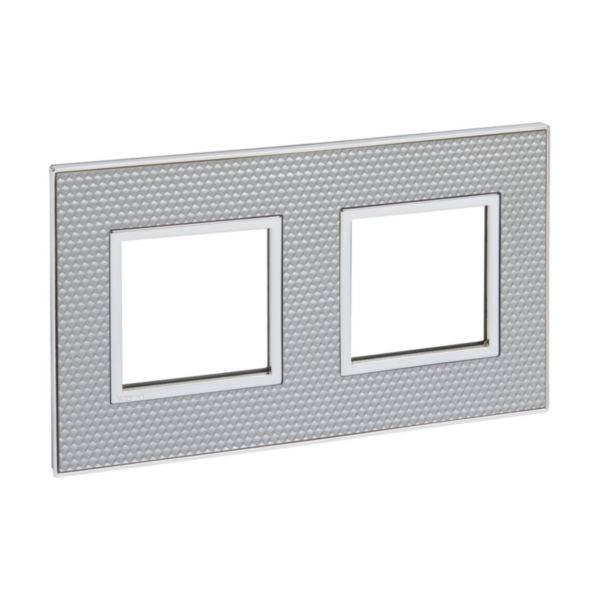 Placa 2X2 Módulos Quadrados Cube Arteor