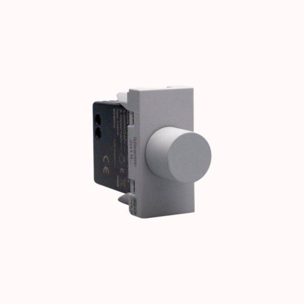 Matixgo - Dimmer rotativo universal 1M cinza - Controle LED - Montagem embutida - Tensão nominal 100-240V