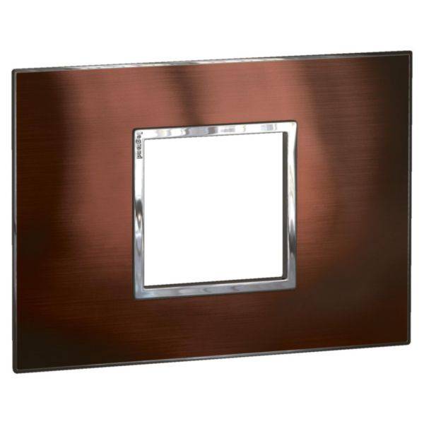 Placa 2 Postos 4X2 Quadrados Pink Champa Arteor