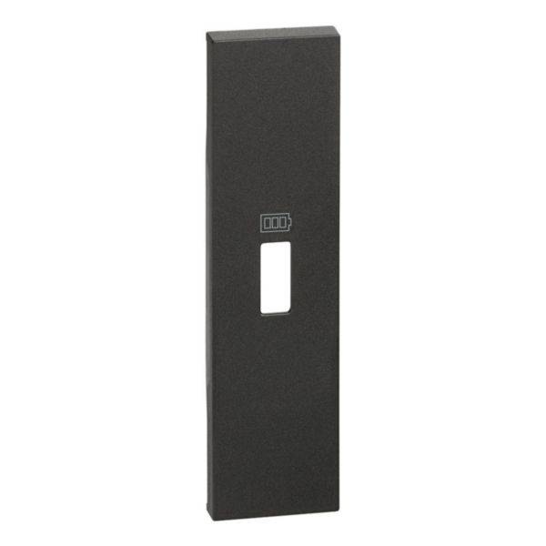 Tampa Para Tomada Carregador USB 1M Black - Living Now