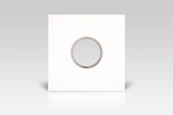 Placa 2 Postos 4X4 Redondos White Arteor