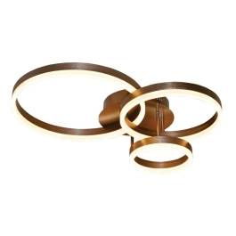 Plafon de Sobrepor LED Redondo Triplo