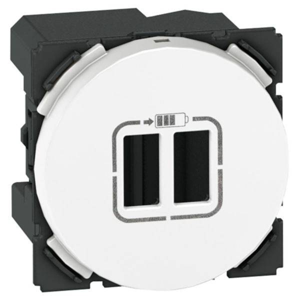 Carregador USB 1500Ma 2M Redondo Branca Arteor