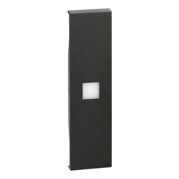 Tampa Para Interruptor Simbolo Customizado 1M Black - Living Now