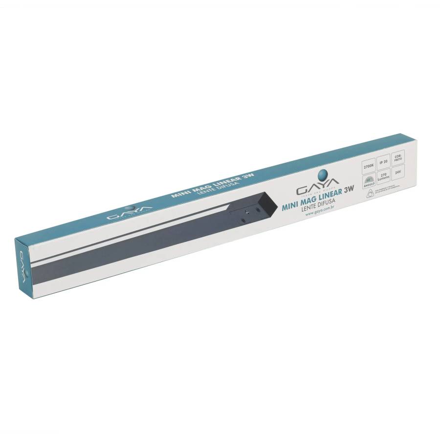 MINI MAG LINEAR LENTE DIFUSA – 3W