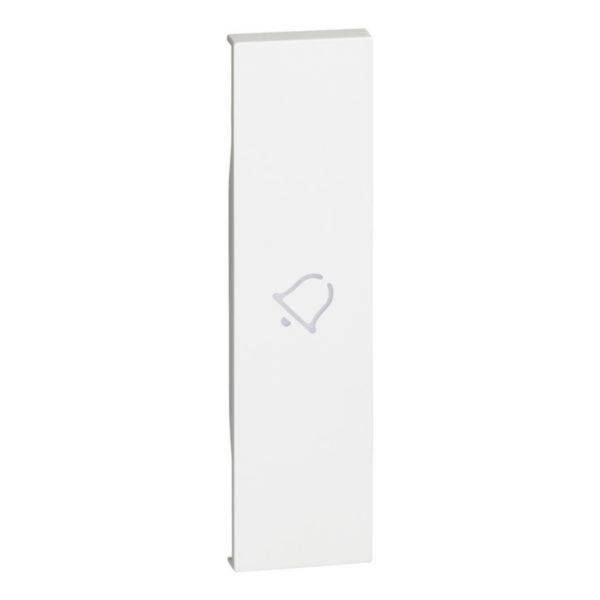 Tampa Para Interruptor Simbolo Campainha 1M White - Living Now