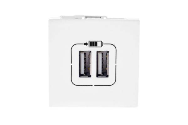 Carregador 2X USB 3000Ma 2M Branca - Pial Plus+