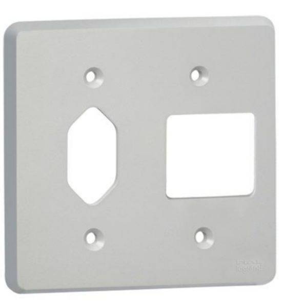 Placa 1+2Posto Adjc Pb 4X4 Sl