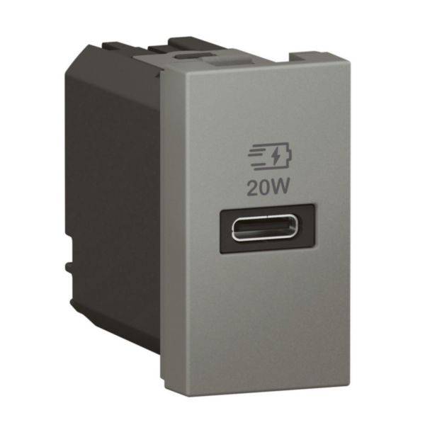 Carregador USB X1 C 20W Pd 1M Magnesio - Arteor