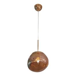 Pendente Ø27cm Metal e Acrílico Rose