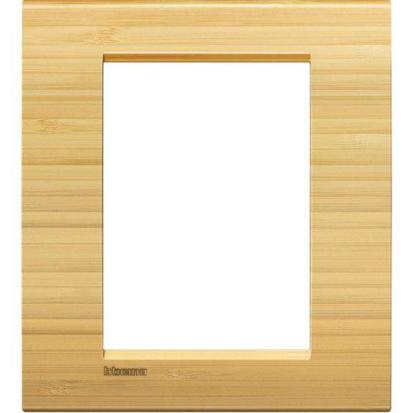 Placa Quadrada 3+3 Postos 4X4 - Bambu