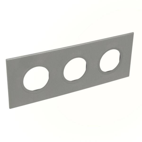 Placa 3X2 Módulos Redondos Magnesium Arteor