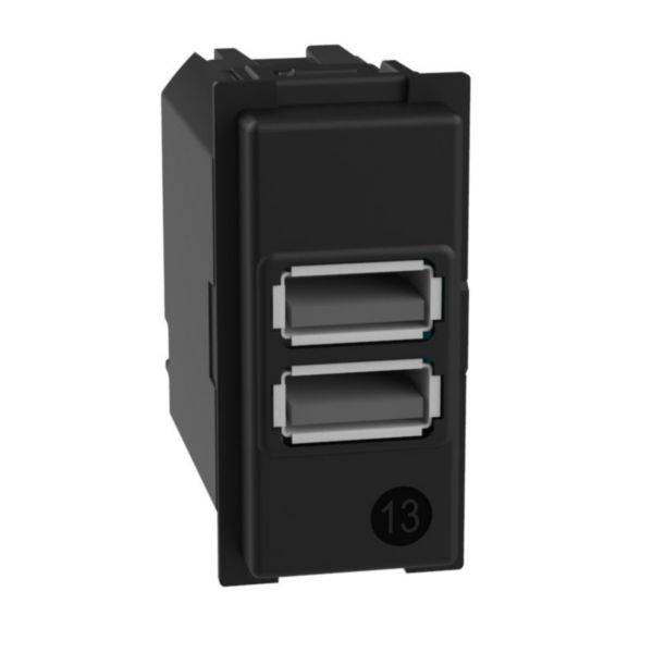 Carregador USB X2 A+A 3A 15W 1M Neutro - Living Now