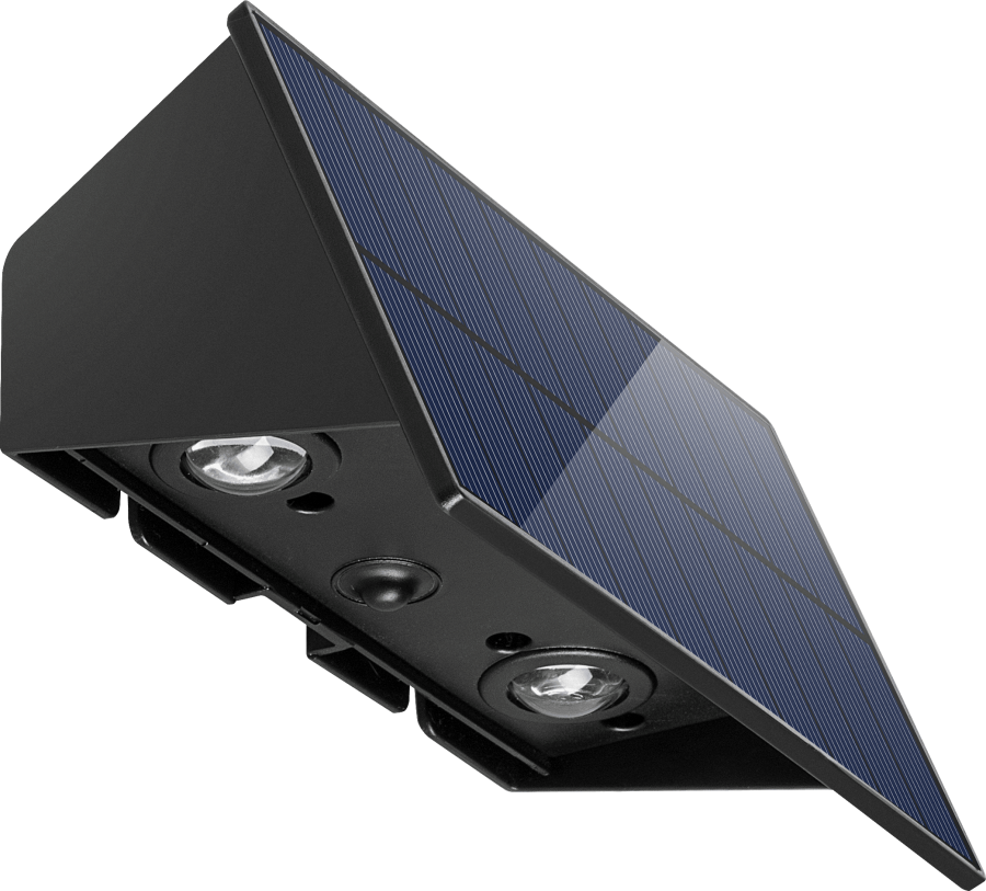 ARANDELA IUMI FACHO DUPLO SOLAR 4W