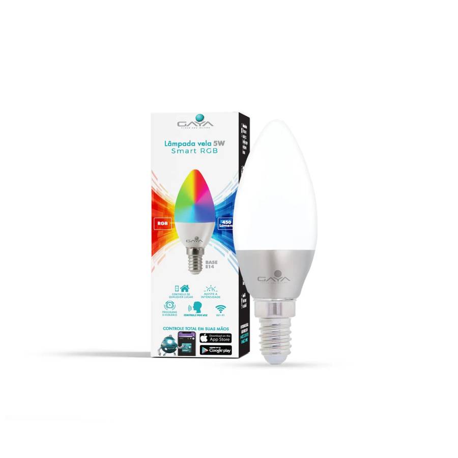 LÂMPADA VELA SMART 5W