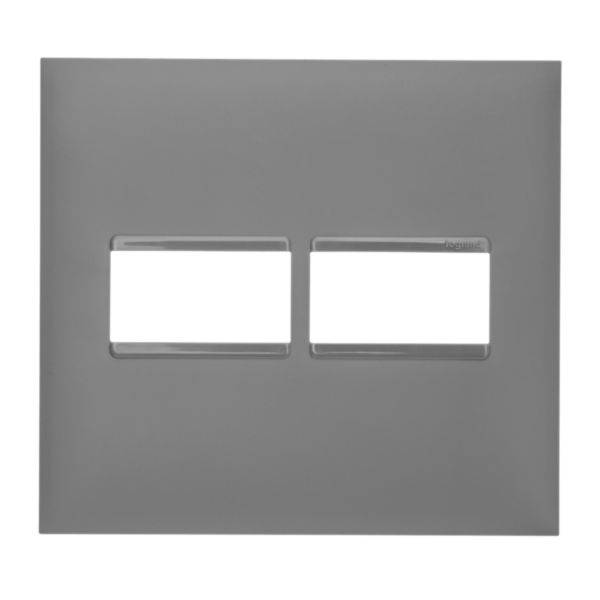 Plaque 1+1 Posto 4X4 Cinza - Pial Plus+