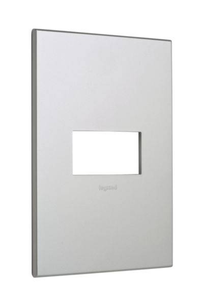 Placa 1 Posto 4X2 Quadrados Soft Alu Arteor