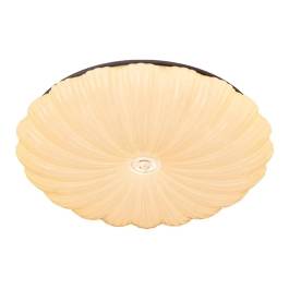 Plafon de Sobrepor LED Redondo 3000K/4500K/6000K Multitemperatura 24W Bivolt Ø38x7,5cm Metal e Policarbonato Branco
