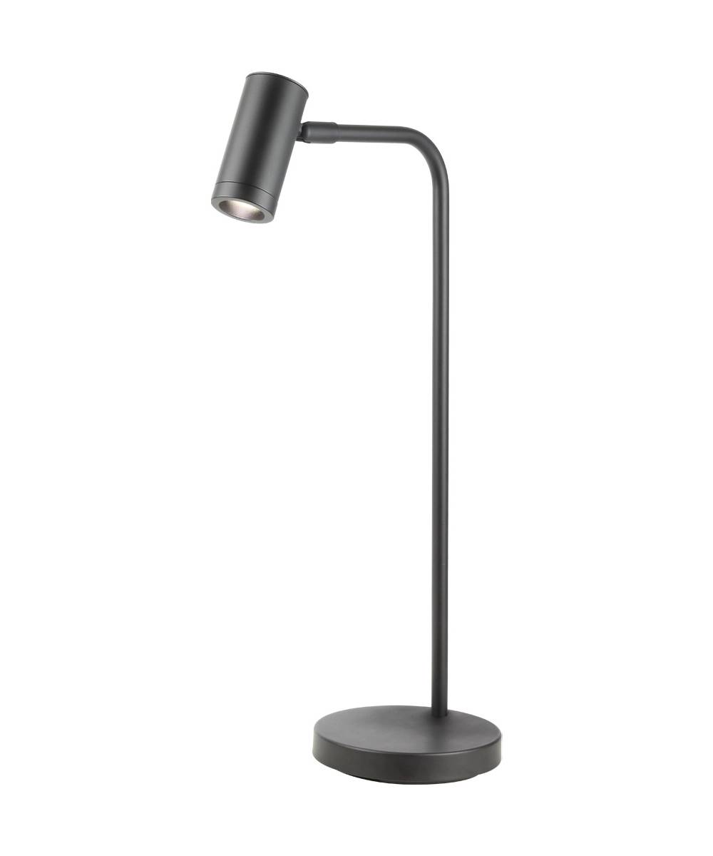 Luminaria De Mesa Aluminio Preto Foco