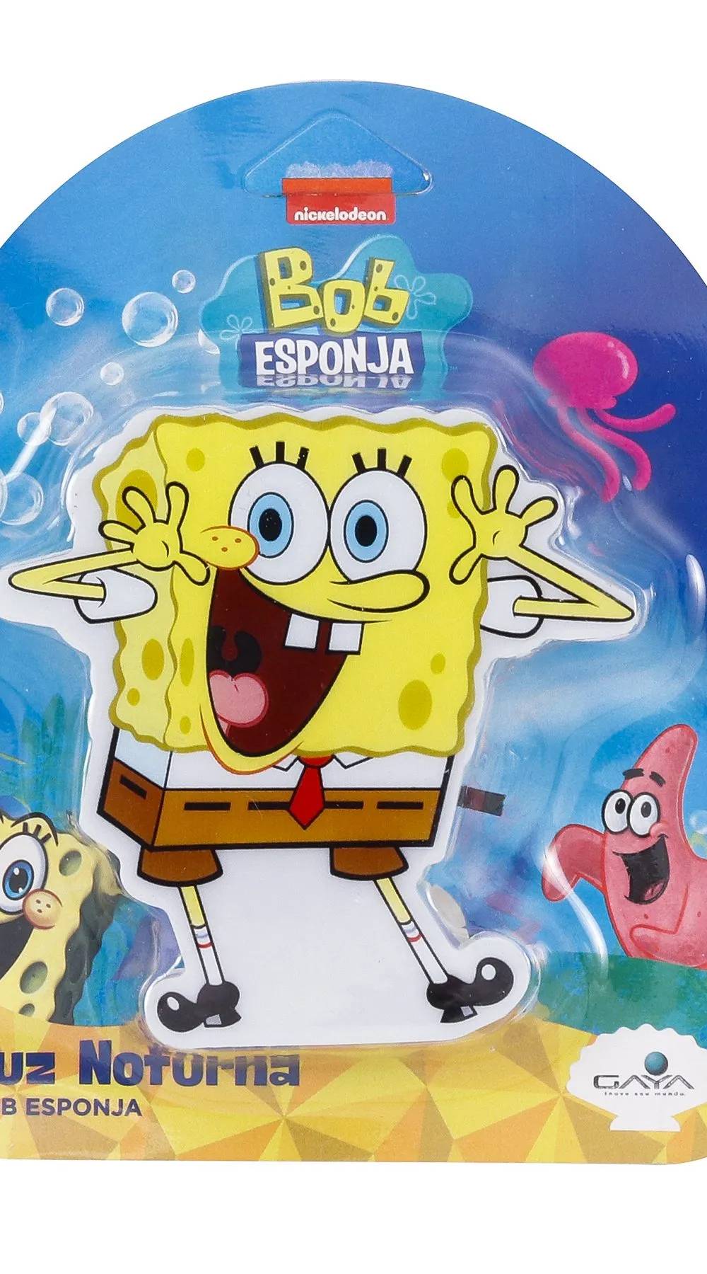 LUZ NOTURNA BOB ESPONJA