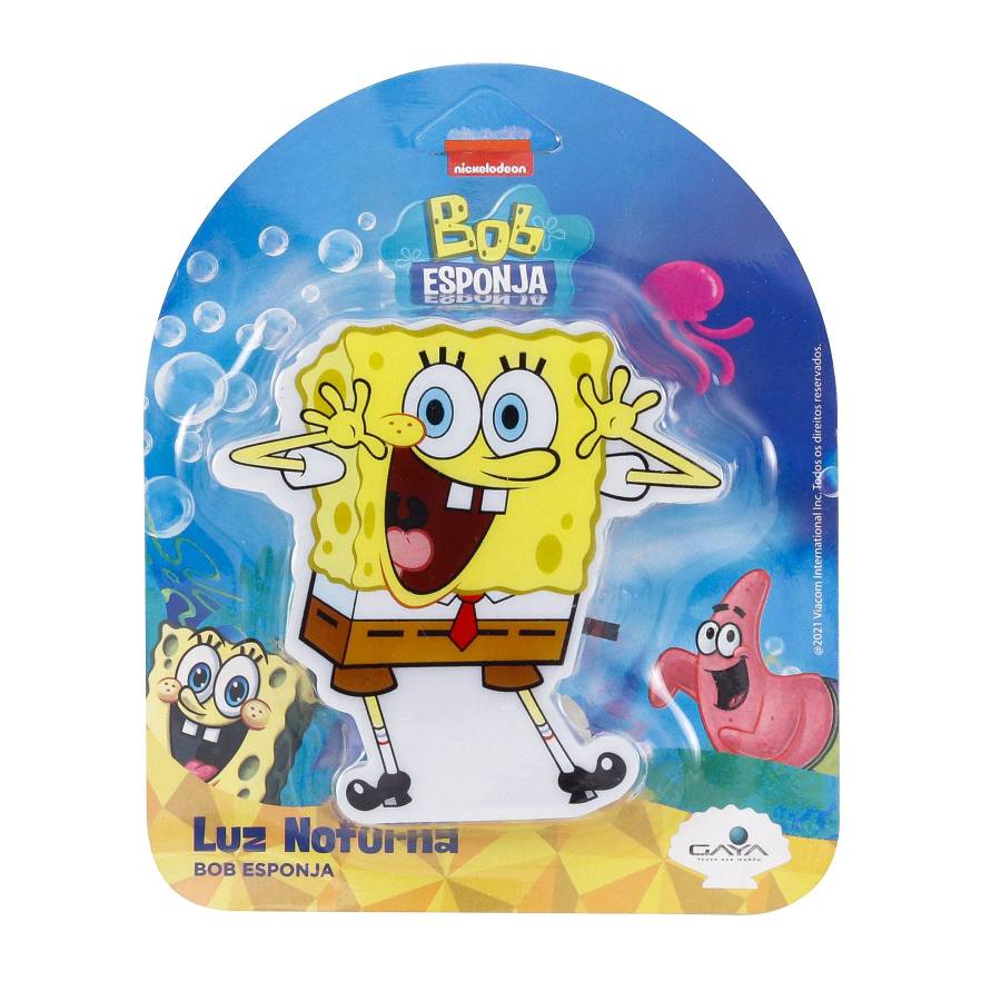 LUZ NOTURNA BOB ESPONJA