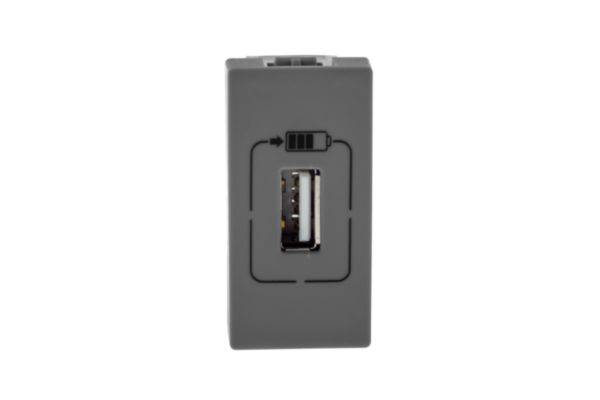 Carregador 1X USB 1500Ma 1M Cinza - Pial Plus+