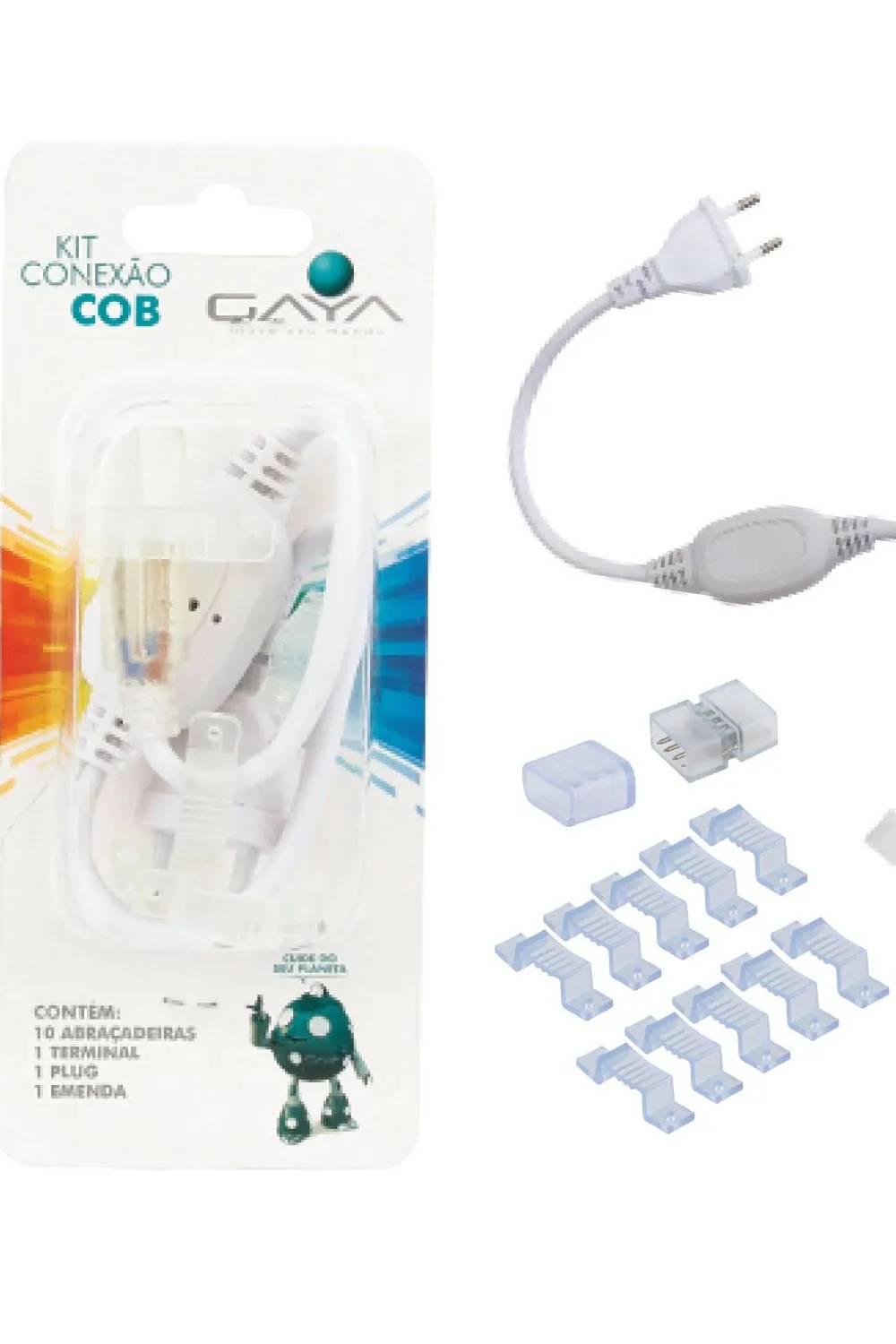 FITA COB 10W/M -50 METROS – IP65 – ACESSÓRIOS