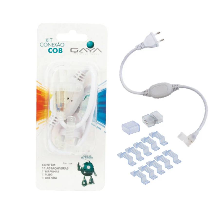 FITA COB 10W/M -50 METROS – IP65 – ACESSÓRIOS