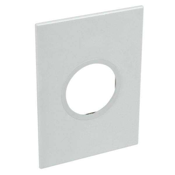 Placa 2 Postos 4X2 Redondos Soft Alu Arteor