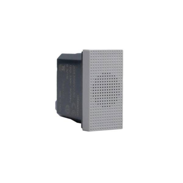 Matixgo - Campainha cigarra 230V cinza - IP20 - Volume 80dB - Instalação 1 módulo