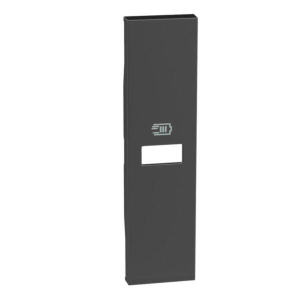 Tampa Para Tomada Carregador USB X1 1M Black - Living Now