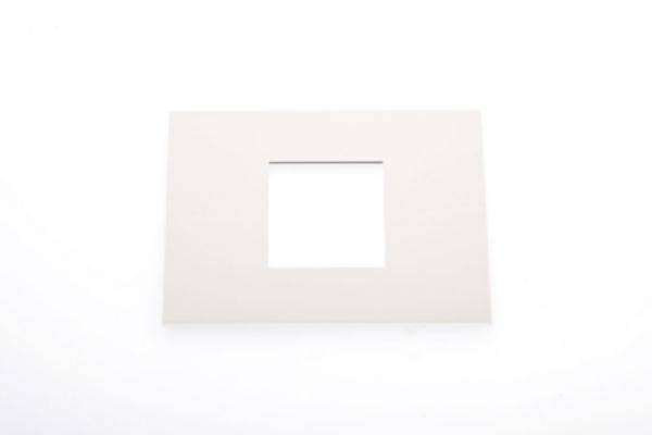 Placa 2 Postos 4X2 Quadrados White Arteor