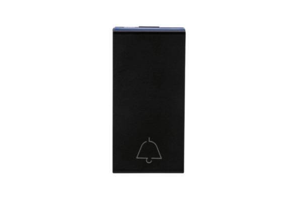 Pulsador Campainha 2A 250V B.Automatico 1M Preta