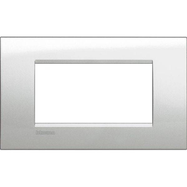 Placa Quadrada 4 Postos 5X2 - Argento Lunare