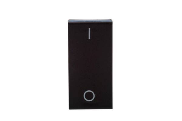 Interruptor Bipolar Simples 10A 250V 1M Preta - Pial Plus+