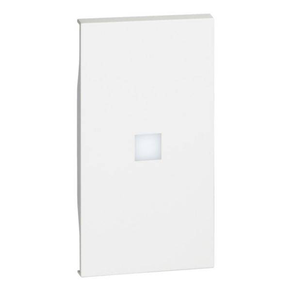 Tampa Para Interruptor Simbolo Customizado 2M White - Living Now
