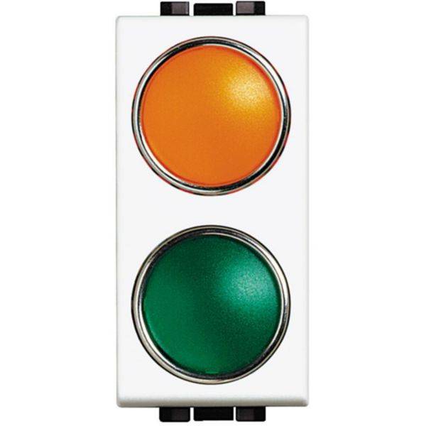 Sinalizador Luminoso Duplo Laranja+Verde - Light