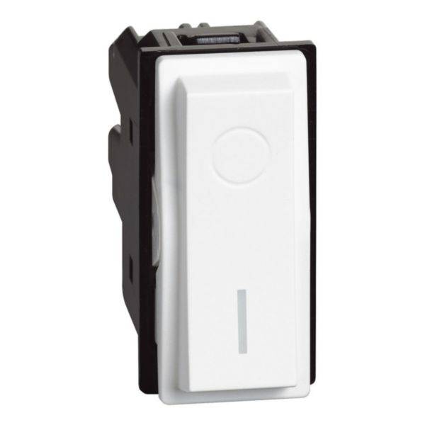 Interruptor Bipolar Simples 16Ax 1M White - Living Now
