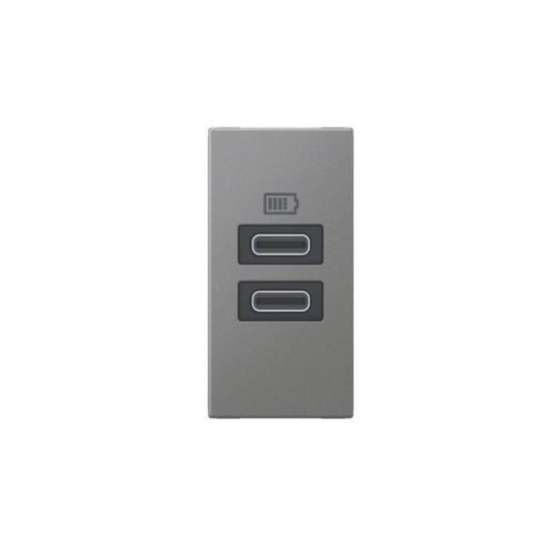 CarregadorUSB X2 C+C 3A 15W 1M - Arteor Magnesio